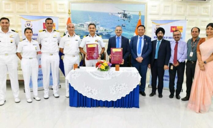 पीएनबी नें भारतीय तटरक्षक बल के साथ समझौता ज्ञापन पर हस्ताक्षर किए