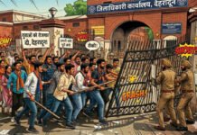 सरकारी सम्पत्ति को नुकसान पहुंचाने के आरोप में यूकेडी कार्यकर्ताओं पर मुकदमा दर्ज